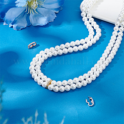 3Pcs 3 Colors Brass Micro Pave Clear Cubic Zirconia Twister Clasps&nbsp;KK-PH0014-47