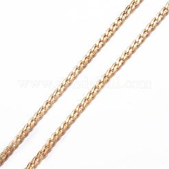 304 Stainless Steel Curb Chain Necklaces&nbsp;NJEW-P147-05G