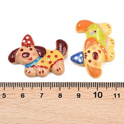 Opaque Resin Cabochons&nbsp;RESI-G125-01