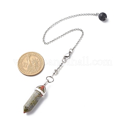Natural Mixed Gemstone Pointed Dowsing Pendulums&nbsp;PALLOY-JF01901