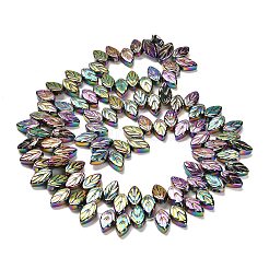 Electroplate Glass Beads Strands&nbsp;EGLA-B004-02A-FP02