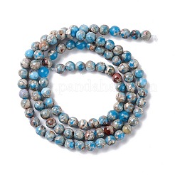 Assembled Natural Imperial Jasper & Synthetic Opal Beads Strands&nbsp;G-K317-A19-02