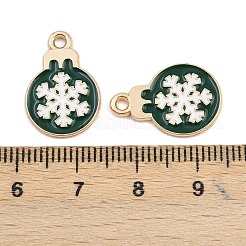 Christmas Theme Alloy Enamel Pendants&nbsp;FIND-I065-02J-KCG02