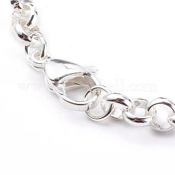 Women's 304 Stainless Steel Rolo Chain Bracelets&nbsp;BJEW-JB05996-01