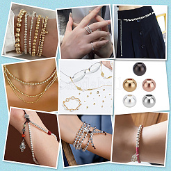 200Pcs 5 Colors Rack Plating Brass Beads&nbsp;KK-PH0011-70