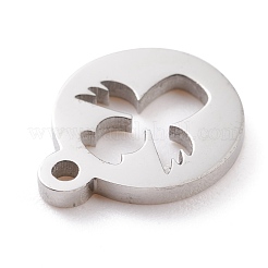 Non-Tarnish 304 Stainless Steel Charms&nbsp;STAS-Y002-15P
