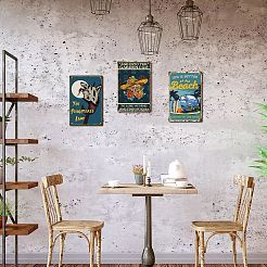 Metal Iron Sign Poster&nbsp;AJEW-WH0157-399