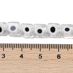 Handmade Evil Eye Lampwork Beads Strands&nbsp;LAMP-G166-03B