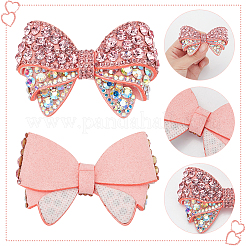 2Pcs Polyester Bowknot Shoe Decoration&nbsp;AJEW-FG0003-77
