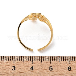 304 Stainless Steel Adjustable Cuff Rings&nbsp;RJEW-L129-03G
