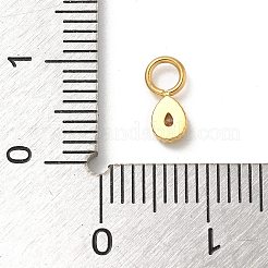 Ion Plating(IP) 304 Stainless Steel with Rhinestone Charms&nbsp;STAS-G351-18G-02