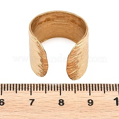 304 Stainless Steel Wide Band Cuff Open Rings&nbsp;RJEW-E300-02G