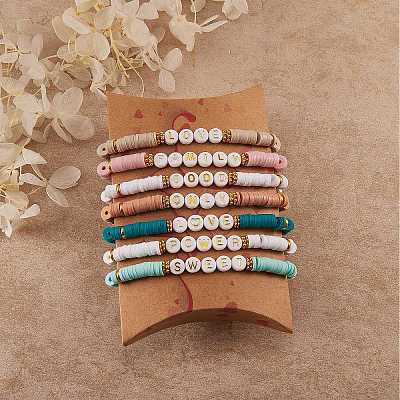 Wholesale 12Pcs 12 Style Handmade Polymer Clay Heisih Beaded