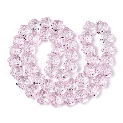 Transparency Glass Beads Strands&nbsp;GLAA-T023-12E-1