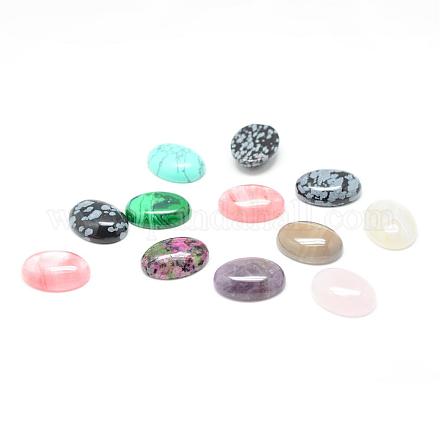 Natural & Synthetic Gemstone Cabochons&nbsp;G-T020-8x10mm-M-1