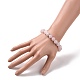 Natural Rose Quartz Bead Stretch Bracelets&nbsp;BJEW-K212-C-045-4