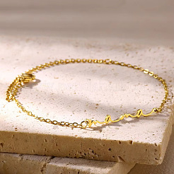 Mother's Day 201 Stainless Steel Link Bracelets&nbsp;WG2A4DB-01