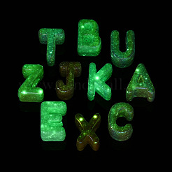 Luminous & UV Plating Opaque Acrylic European Beads&nbsp;PACR-T017-11M