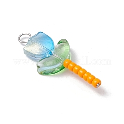 Glass Pendants&nbsp;PALLOY-JF03419-01