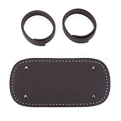 1Pc Oval PU Leather Knitting Crochet Bags Nail Bottom Shaper Pad&nbsp;DIY-TA0014-91C
