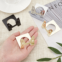 12Pcs 3 Colors Iron Tag Holder&nbsp;AJEW-CA0001-95