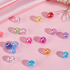 15 Colors Transparent Acrylic Beads&nbsp;MACR-PA0001-04C