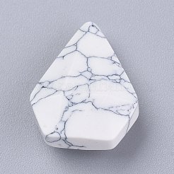 Synthetic Howlite Pendants&nbsp;G-L564-002-B03