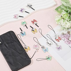 Alloy Enamel Mobile Straps & Mobile Dustproof Plugs&nbsp;HJEW-GL00016