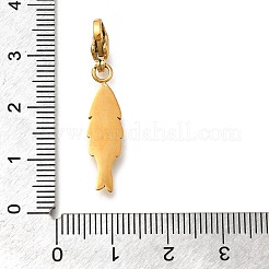 Fish 304 Stainless Steel Pendant Decorations&nbsp;STAS-R159-45G