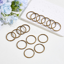 50Pcs Iron Keychain Clasps&nbsp;FIND-SP0005-56AB