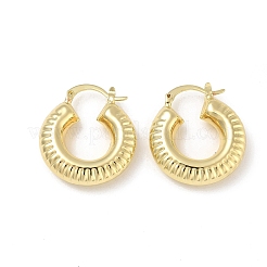 Brass Hoop Earrings for Women&nbsp;KK-CBAD851-40G