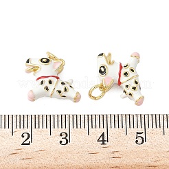 Brass Enamel Charms&nbsp;KK-C110-07G