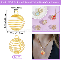 6Pcs Brass Pendants&nbsp;KK-BBC0027-92