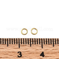 Brass Open Jump Rings&nbsp;KK-B147-03A-G
