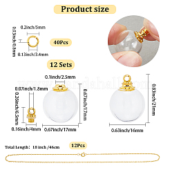 DIY Necklace Making Kits&nbsp;DIY-SC0030-98A