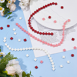 3 Strands 3 Colors Synthetic Coral Beads Strands&nbsp;CORA-FH0001-02