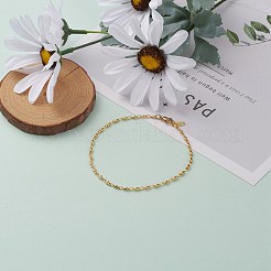 Brass Link Chain Anklets&nbsp;AJEW-AN00376