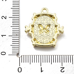 Alloy Cellulose Acetate Rhinestone Pendant&nbsp;LS-PALLOY-E582-07G-02