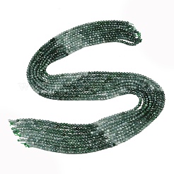Gradient Color Natural Jadeite Beads Strands&nbsp;G-B175-D17-2mm