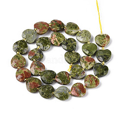 Natural Unakite Beads Strands&nbsp;G-P592-B13-01