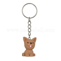 Resin Dog Charms Keychain&nbsp;KEYC-JKC00618