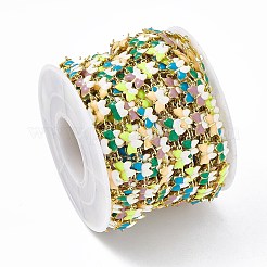 Enamel Butterfly Link Chains&nbsp;CHC-F015-01G