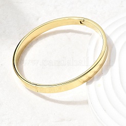 201 Stainless Steel Plain Bangles&nbsp;BJEW-Z151-01G-01