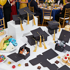 20Pcs Graduation Cap Shaped Paper Gift Box&nbsp;CON-GA0001-29