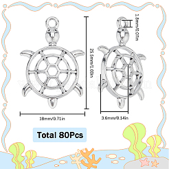 80Pcs Tibetan Style Zinc Alloy Pendants&nbsp;FIND-SC0007-16
