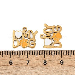 304 Stainless Steel Enamel Pendants&nbsp;STAS-C137-01D-G