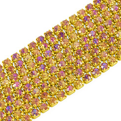4.8 Yards Iron Rhinestone Cup Chains&nbsp;CH-TA0001-10F