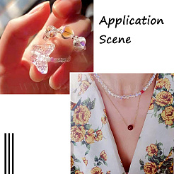 220Pcs 22 Style Transparent Spray Painted Glass Beads&nbsp;GLAA-CW0001-02