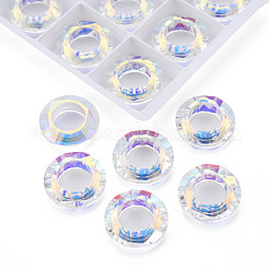 Electroplated Glass Linking Rings&nbsp;EGLA-N006-016