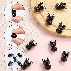 10Pcs Handmade Bumpy Lampwork Beads&nbsp;LAMP-SZ0001-66B
